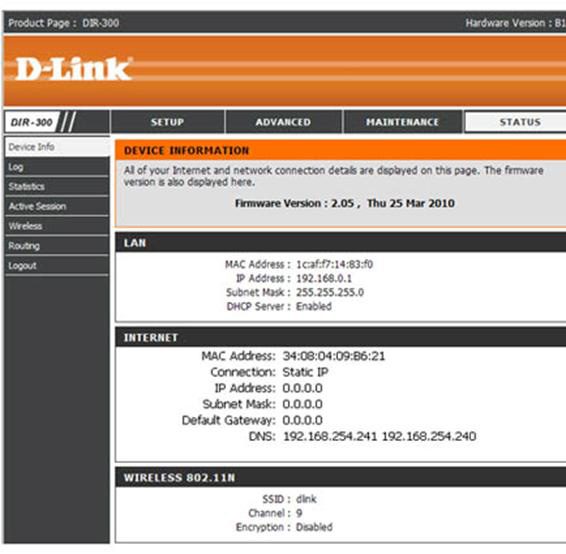 Настройка роутера D-Link DIR-300 с прошивкой 2.5.19, 2.5.12, 2.5.11